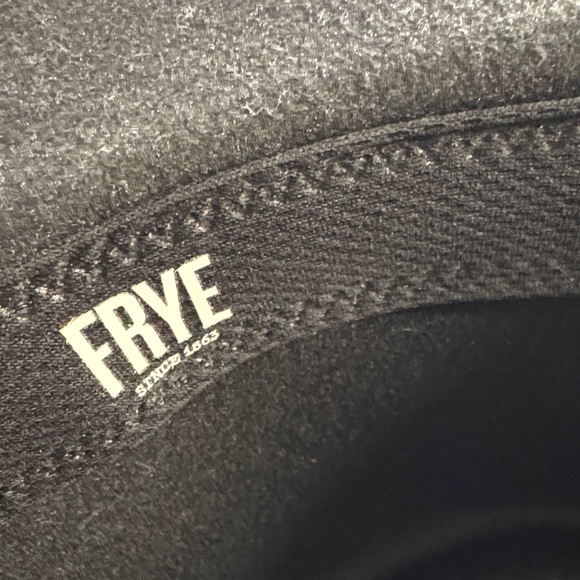 Frye Black Hat with Gray Band - Picture 5 of 6